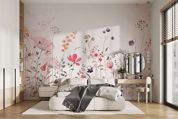 Pintura de flores e plantas Papel de parede Pintura de flores e plantas