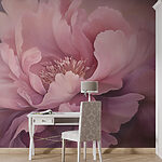 Papel de parede Pétalas delicadas em cores suaves