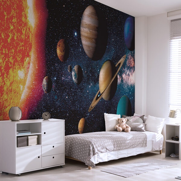 Papel de parede Planeta no espaço com estrelas (REF: u52640) Papel de parede Papel de parede Planeta no espaço com estrelas (REF: u52640)