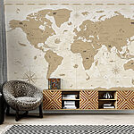 Papel de parede Mapa do mundo