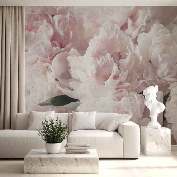 Papel de parede Flores delicadas em tons pastel suaves (REF: u59600) Papel de parede Papel de parede Flores delicadas em tons pastel suaves (REF: u59600)