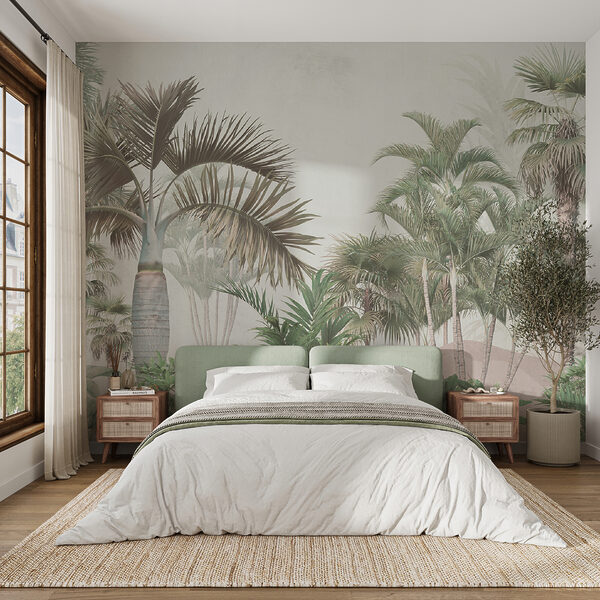 Papel de parede Paraíso tropical com uma vegetação luxuriante