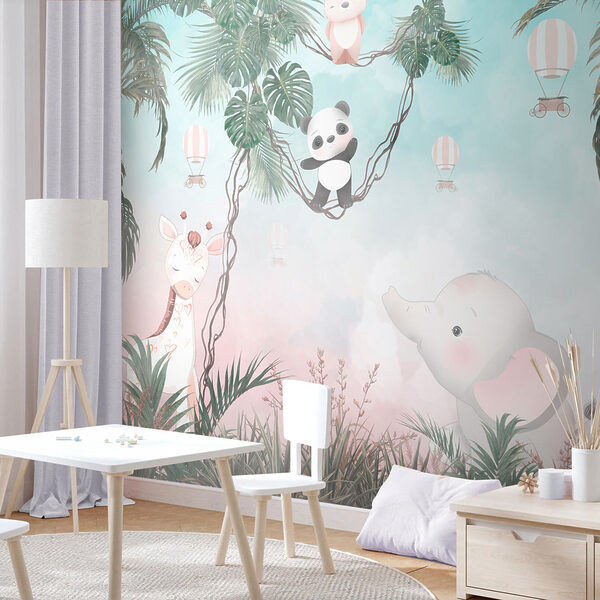 Papel de parede Desenho animado de um panda
