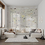 Papel de parede Mapa do mundo