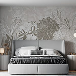 Papel de parede Beleza floral em tons suaves