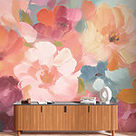 Papel de parede Pintura de flores