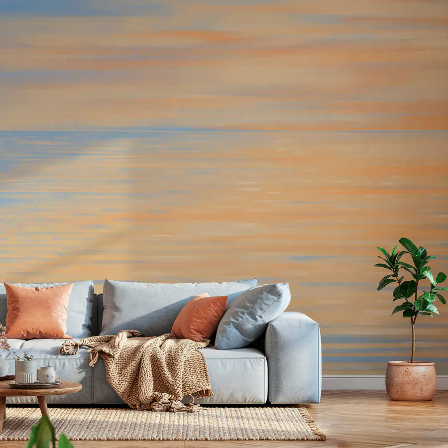 Papel de parede Céu azul e laranja (REF: t00261)