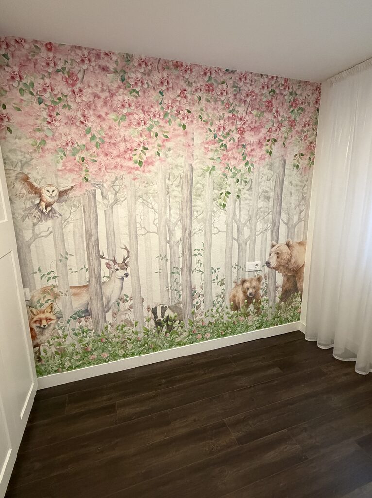 Papel de parede Aguarela de um urso